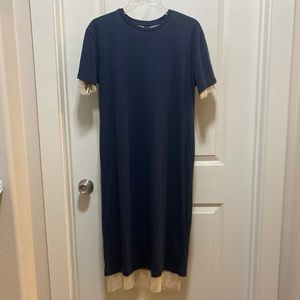 TOPSHOP BOUTIQUE midi dress with tulle